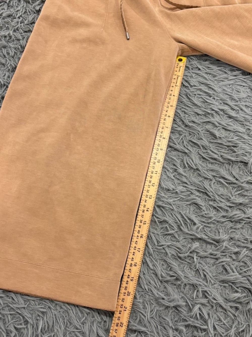 Lululemon Womens Soft Ambitions High Rise Wide Leg Pant Beech Wood Size 10 Loung - Picture 7 of 7